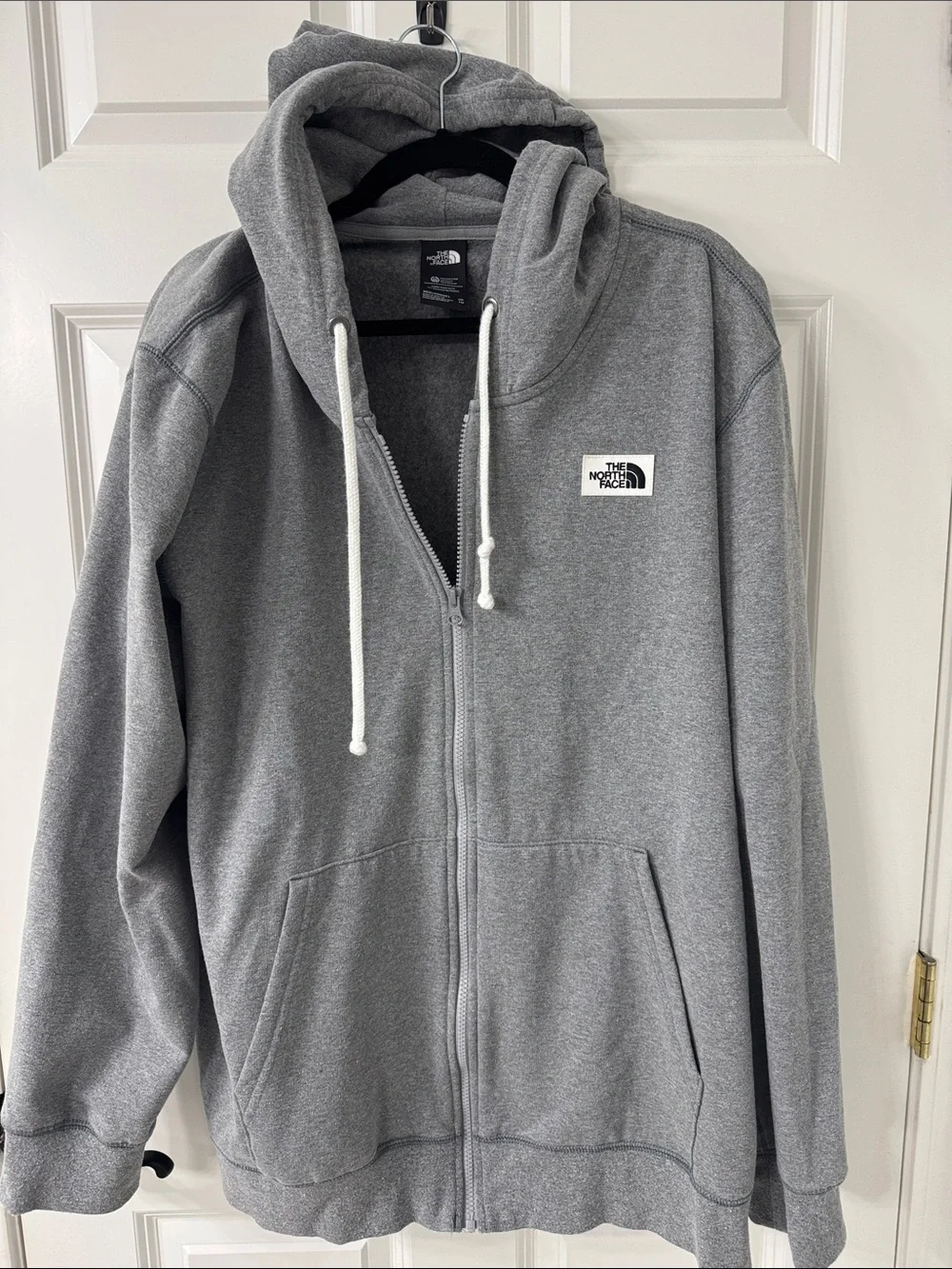 The North Face Men's Gray Full-Zip Hoodie